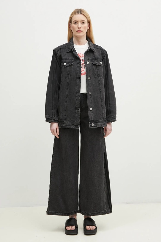 Βαμβακερό μπλουζάκι MM6 Maison Margiela S62GD0196 λευκό