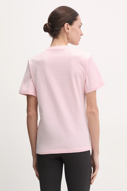 Одяг Бавовняна футболка adidas W L MINI TEE JN8262 рожевий