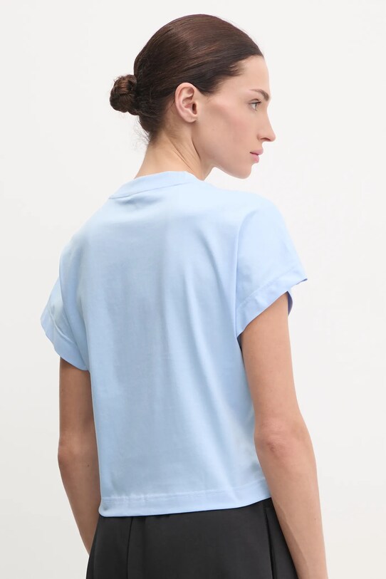 Odzież adidas t-shirt bawełniany ALL SZN JJ1238 niebieski