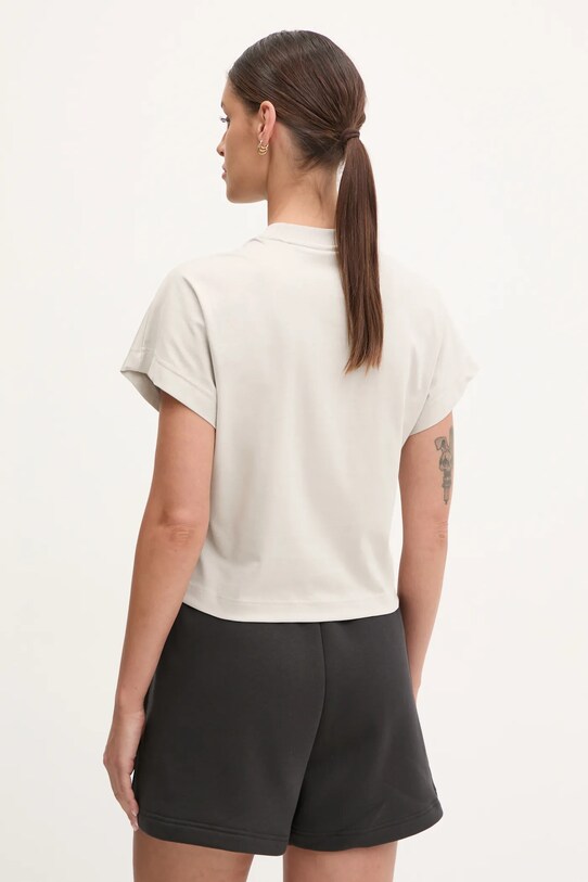 Odzież adidas t-shirt bawełniany ALL SZN JJ1241 beżowy