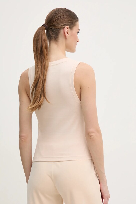 Îmbrăcăminte Guess top din bumbac GELSEY V5RP14.KCOI1 bej