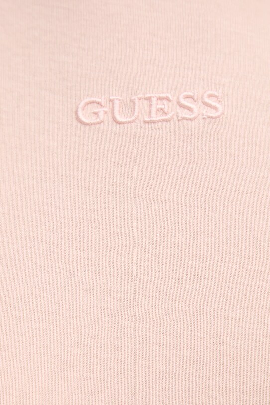 Βαμβακερό τοπ Guess GELSEY V5RP14.KCOI1 ροζ