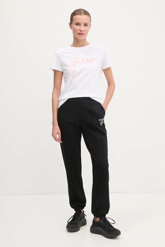 Guess t-shirt bawełniany MISTY V5RI15.I3Z14 biały SS25