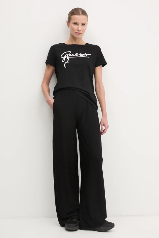 Bavlněné tričko Guess MISTY V5RI15.I3Z14 černá SS25
