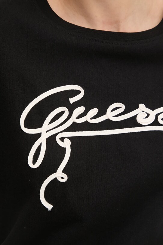 Guess tricou din bumbac MISTY V5RI15.I3Z14 negru