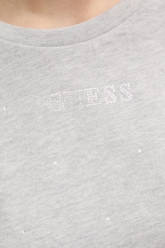 Guess t-shirt RHINESTONES V5RI18.I3Z14 szary