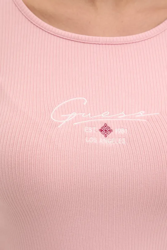 Tričko Guess SUZANNE V5RP00.KBCO2 ružová