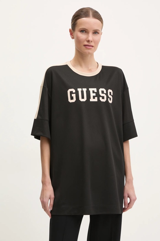 Одяг Футболка Guess SUZANNE V5RI17.KC6F0 чорний
