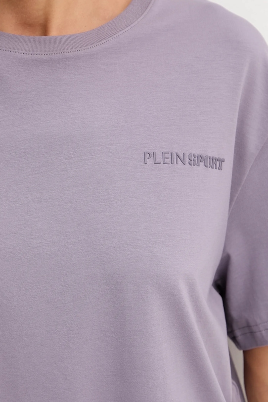 PLEIN SPORT t-shirt SAEC.WTK3560.STE001N fioletowy