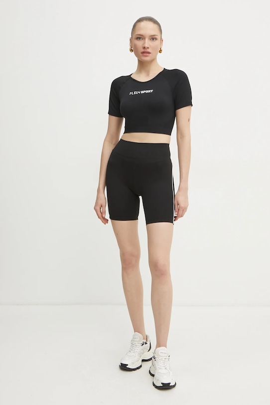 PLEIN SPORT t-shirt SAEC.WTK3566.STE003N fekete SS25