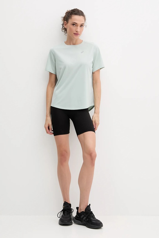 Asics t-shirt do biegania Core 2012D170 zielony AW25
