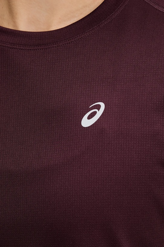 Asics t-shirt do biegania Core 2012D170 bordowy