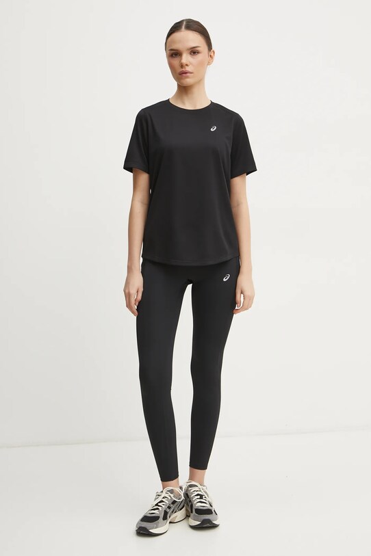 Бігова футболка Asics Core 2012D170 чорний SS25
