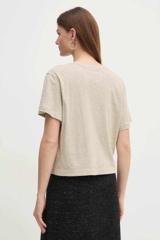 Бавовняна футболка Guess W5RI13.K6XN4 бежевий SS25