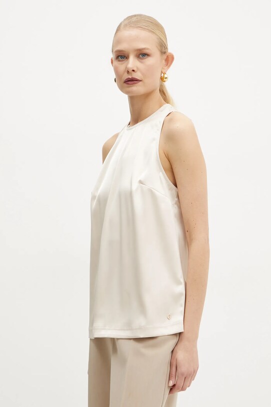 Guess top CHRISTELLE ujjatlan bézs W5RH47.WFQC2