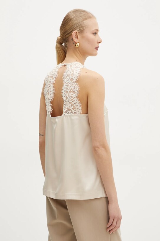 Ruházat Guess top CHRISTELLE W5RH47.WFQC2 bézs