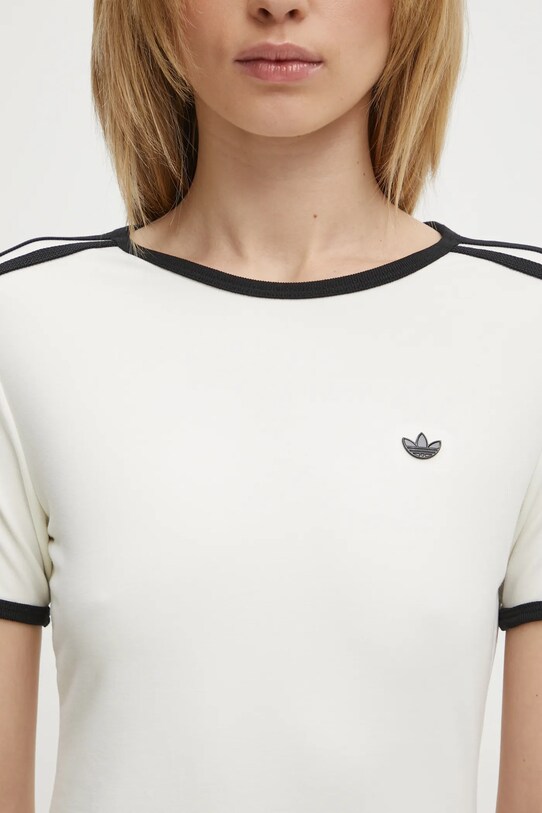 Majica kratkih rukava adidas Originals 3-Stripes Cali Tee bijela JD5467