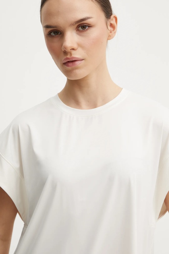 adidas Performance tricou yoga bej JL7799