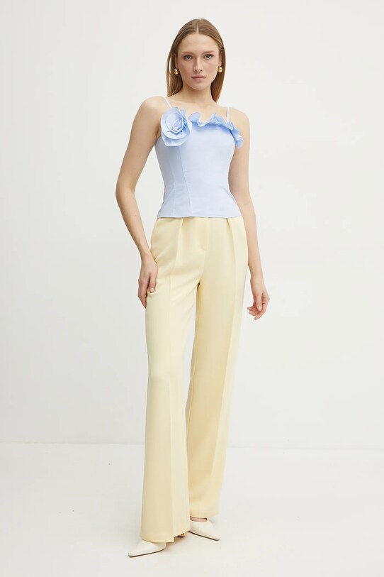 Marella camicetta in cotone ELLENO 2513161031 blu SS25