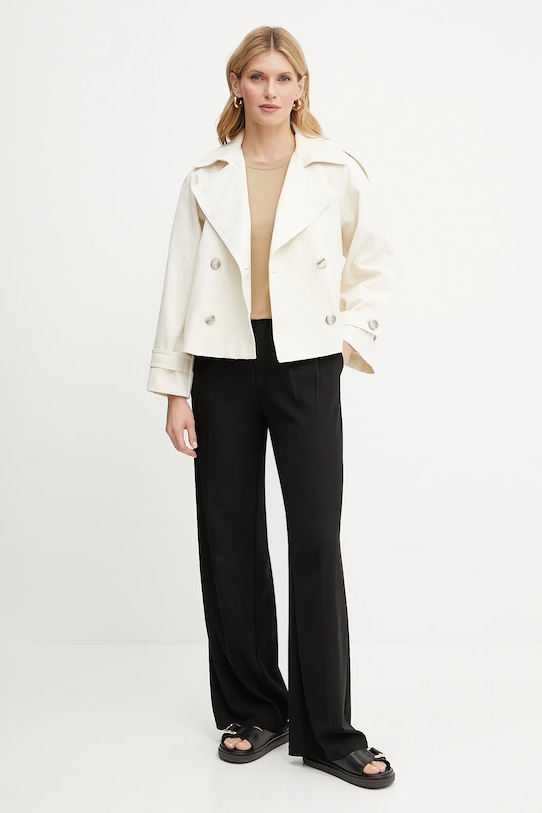 Bavlnené tričko Marella LANGUE 2513971025 béžová SS25