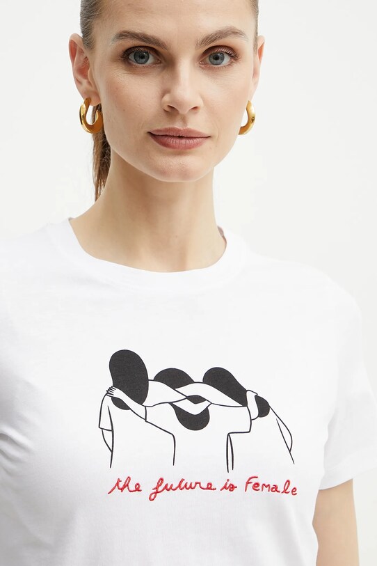 Marella tricou din bumbac CAUCASO alb 2513971054
