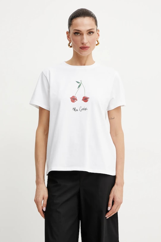 Marella tricou Emme by Marella print alb 2515971052