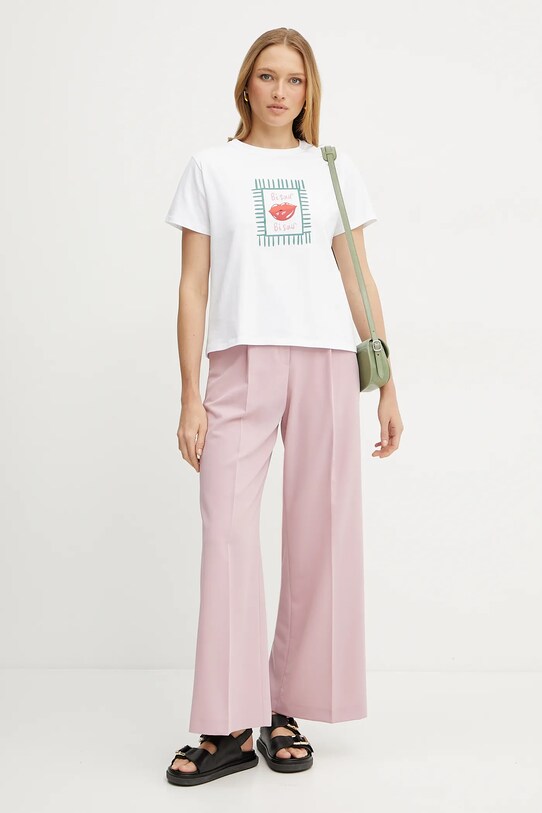 Marella t-shirt Emme by Marella 2515971052 fehér SS25