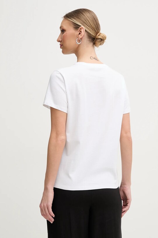 Îmbrăcăminte Marella tricou din bumbac Emme by Marella 2515971071 alb
