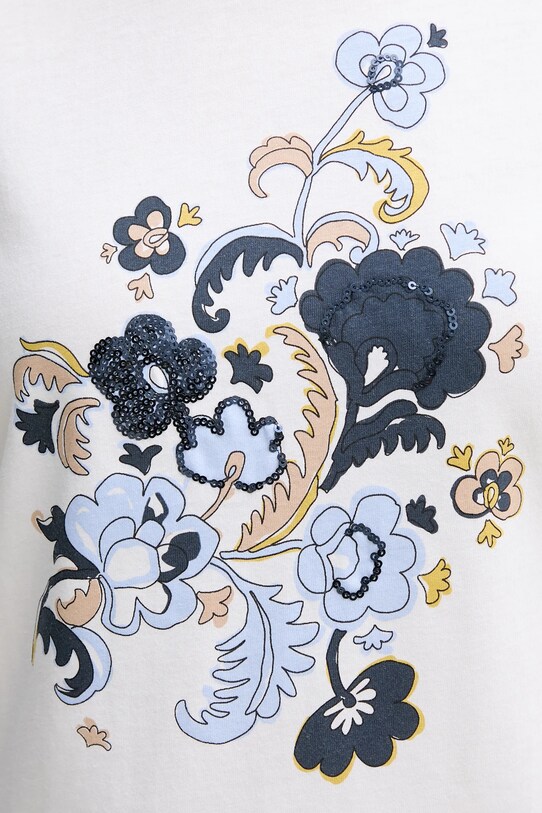 Marella tricou din bumbac Emme by Marella 2515971071 alb