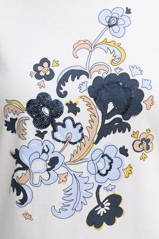 Marella tricou din bumbac Emme by Marella 2515971071 alb