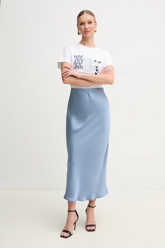 Marella tricou din bumbac Emme by Marella 2515971071 alb SS25