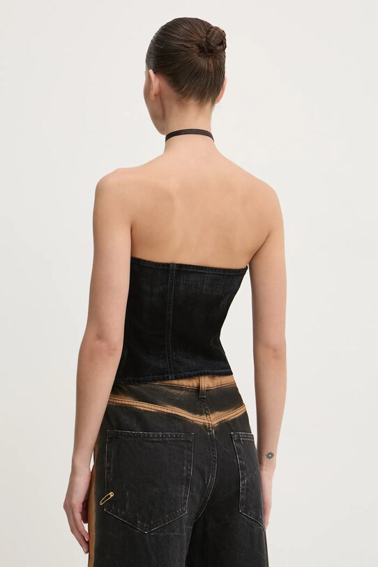 Îmbrăcăminte Diesel top din bumbac DE-VILLE TANK TOP A12774.068QY bleumarin