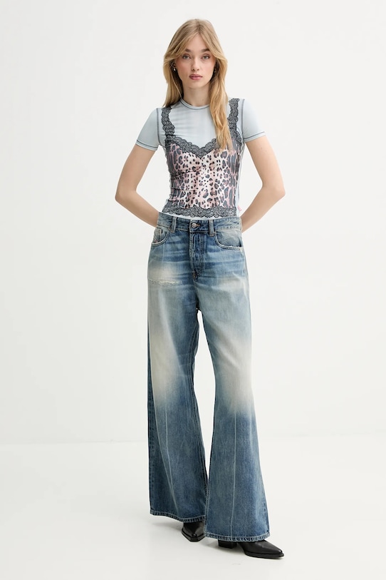 Diesel t-shirt T-ILENI TANK TOP A16603.0CLBP kék SS25