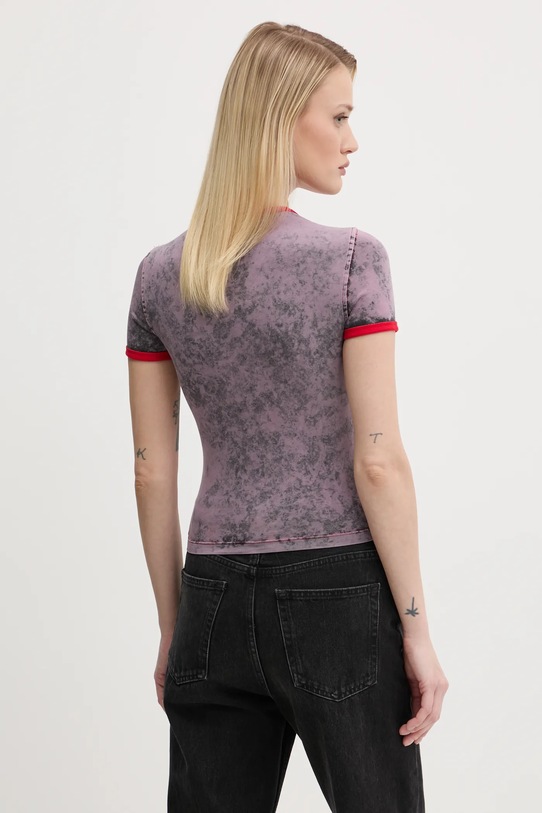 Одежда Футболка Diesel T-UNCUTIES-SHORT-Q1 T-SHIRT A16825.0JQAU розовый