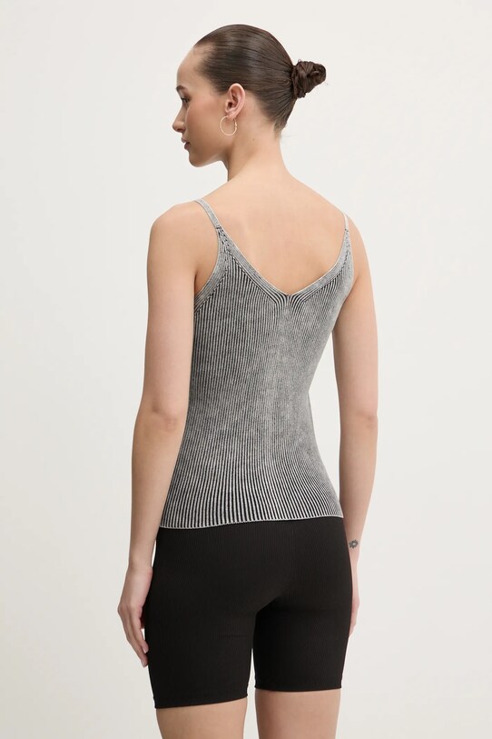 Oblečení Bavlněná halenka Diesel M-MELLY KNITWEAR A16896.0QMAN šedá