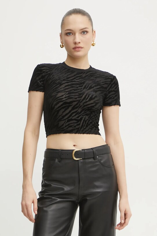 Футболка Versace Jeans Couture regular чорний 78HAH602.J0191