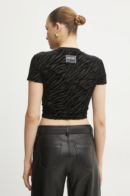 Oblečenie Tričko Versace Jeans Couture 78HAH602.J0191 čierna