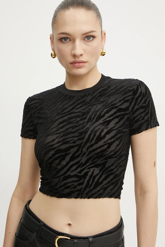 Tričko Versace Jeans Couture čierna 78HAH602.J0191