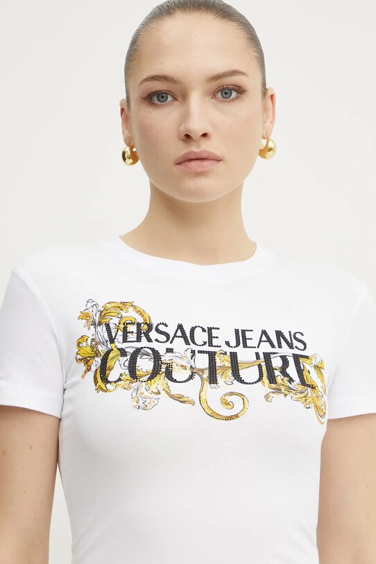 Футболка Versace Jeans Couture белый 78HAHC05.CJ02C