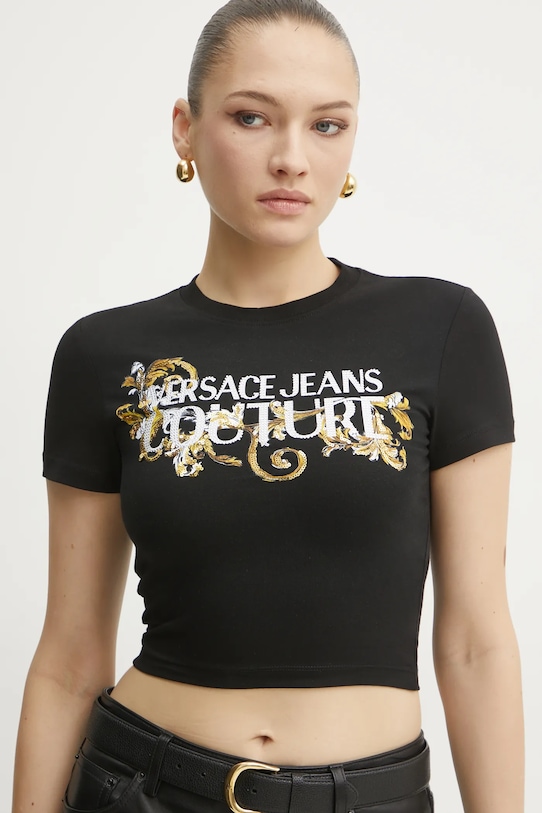 Футболка Versace Jeans Couture чорний 78HAHC05.CJ02C