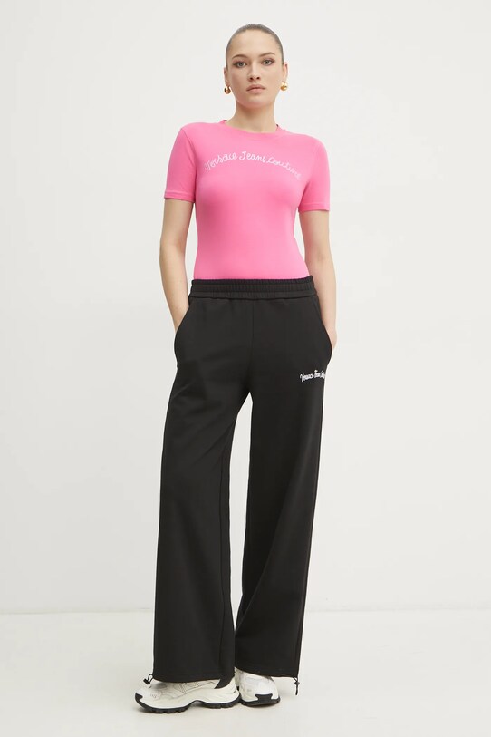 Футболка Versace Jeans Couture 78HAHC08.CJ02C рожевий SS25