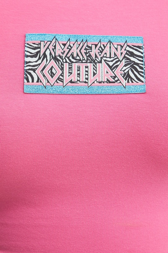 Футболка Versace Jeans Couture 78HAHC09.CJ02C розовый