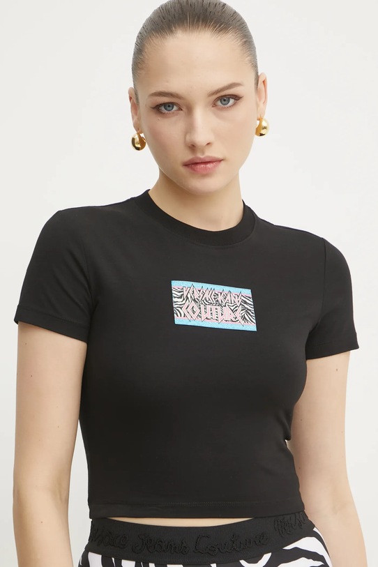 Футболка Versace Jeans Couture чёрный 78HAHC09.CJ02C