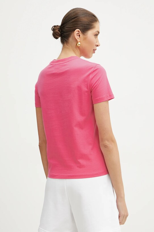Abbigliamento Versace Jeans Couture t-shirt in cotone 78HAHE05.CJ00E rosa