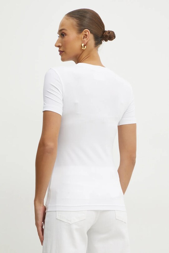 Odzież Versace Jeans Couture t-shirt 78HAHE06.CJ02E biały