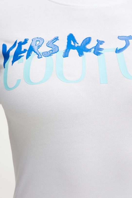 Versace Jeans Couture t-shirt 78HAHE06.CJ02E biały