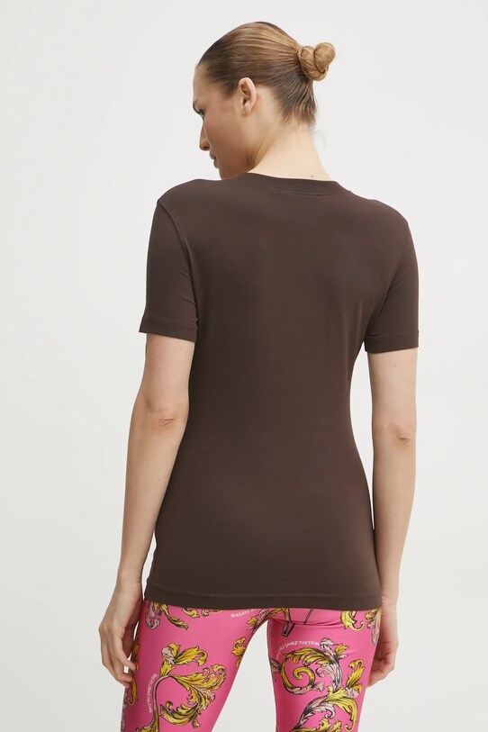 Футболка Versace Jeans Couture 78HAHE06.CJ02E коричневий SS25