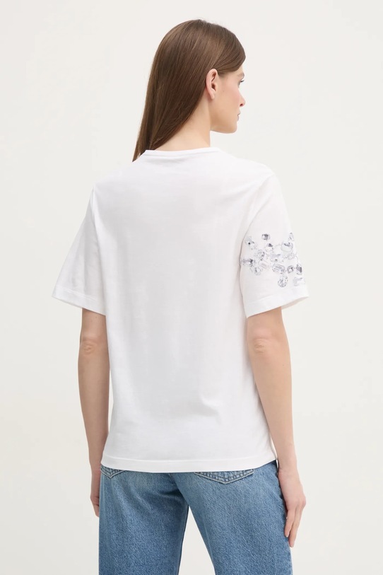 Odzież Sisley t-shirt bawełniany 3096L106T biały