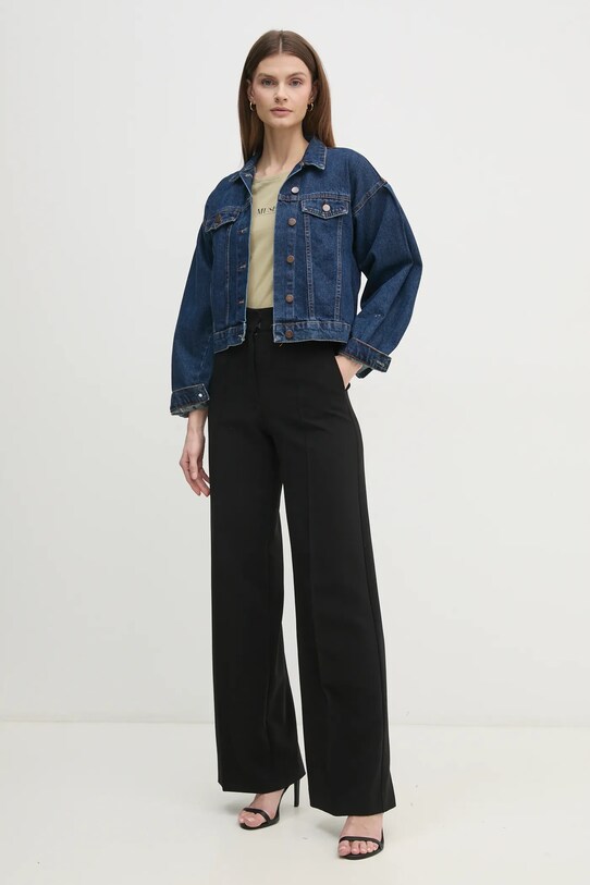 Хлопковая футболка Sisley 3I1XL106Q зелёный SS25