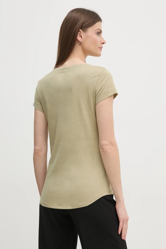 Одежда Хлопковая футболка Sisley 3I1XL106Q зелёный